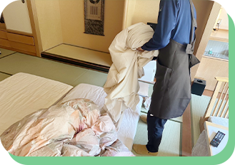 旅館清掃（施設外就労）